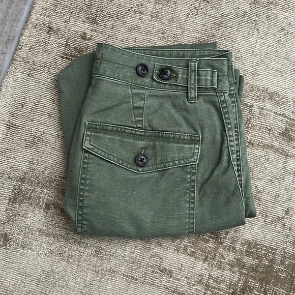 Madewell Pants - Madewell Green Cargo Pants
